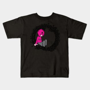 Cute Emo Boy 2 Kids T-Shirt